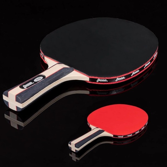 Set of Penn 3.0 Competition Table Tennis Paddles, [Black/Red] NWT - Picture 6 of 9
